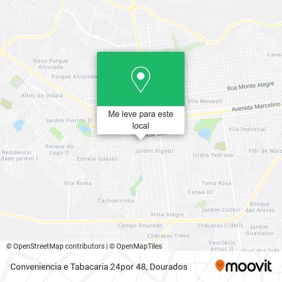 Conveniencia e Tabacaria 24por 48 mapa