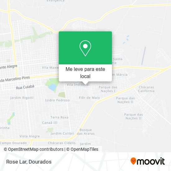 Rose Lar mapa