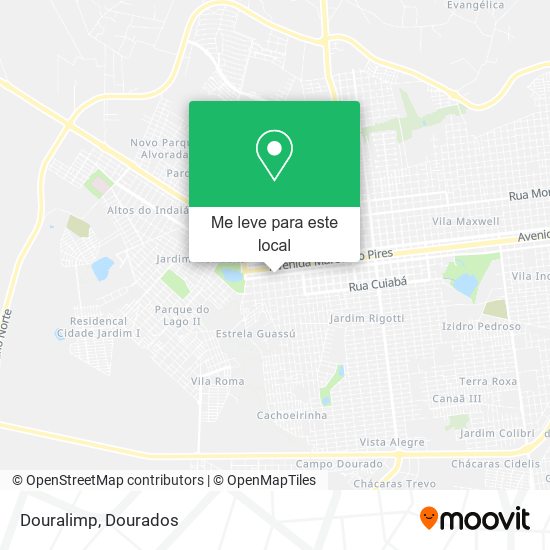 Douralimp mapa