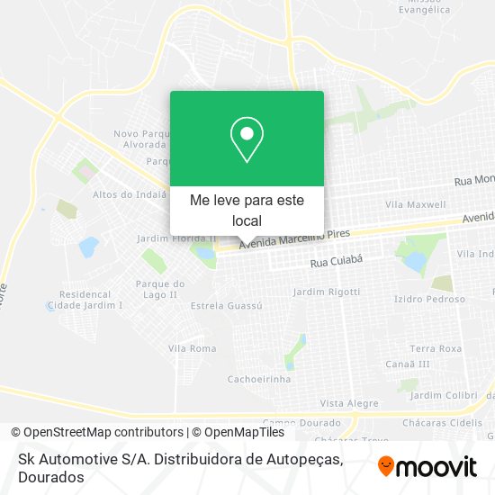 Sk Automotive S / A. Distribuidora de Autopeças mapa