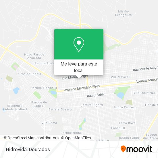 Hidrovida mapa