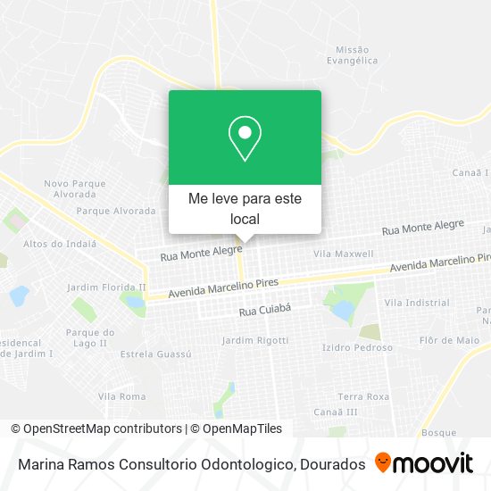 Marina Ramos Consultorio Odontologico mapa