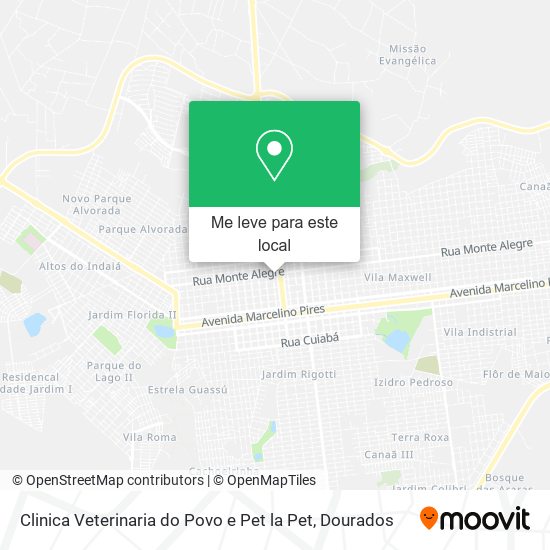 Clinica Veterinaria do Povo e Pet la Pet mapa