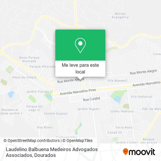 Laudelino Balbuena Medeiros Advogados Associados mapa