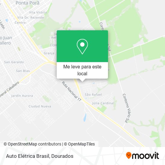 Auto Elétrica Brasil mapa