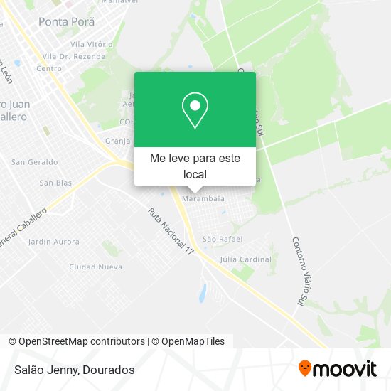 Salão Jenny mapa