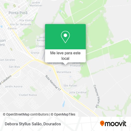 Debora Styllus Salão mapa