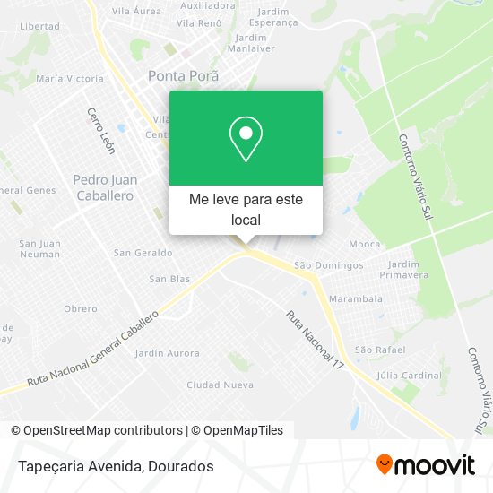 Tapeçaria Avenida mapa