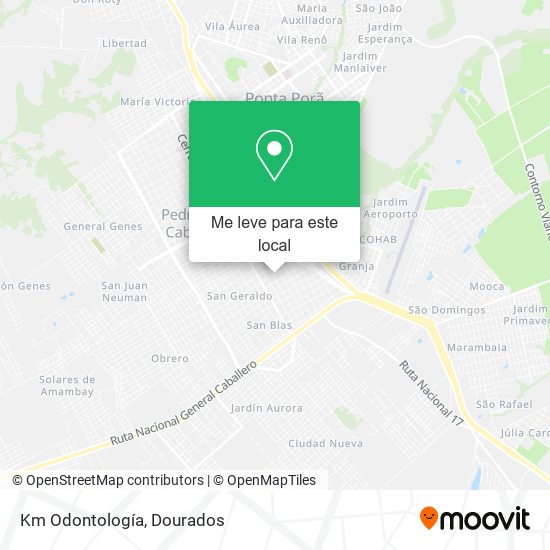 Km Odontología mapa