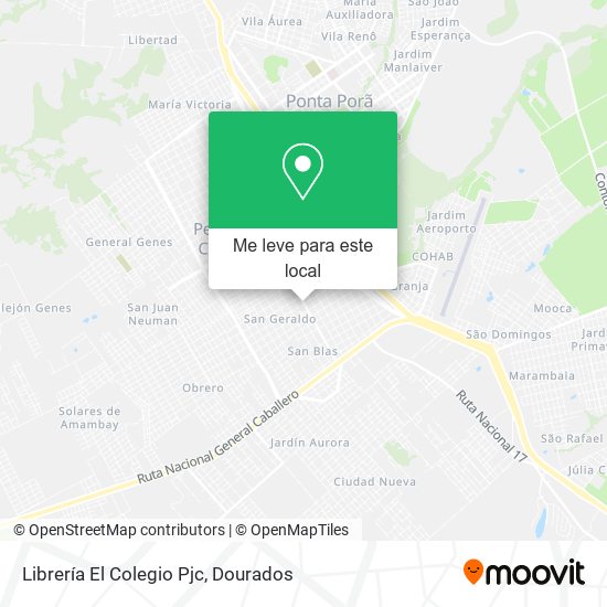 Librería El Colegio Pjc mapa