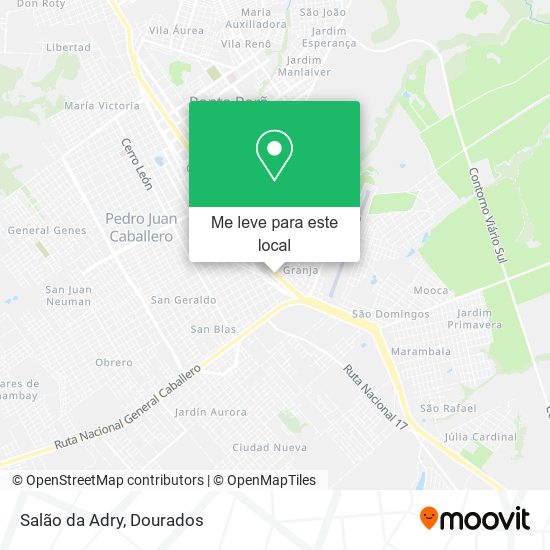 Salão da Adry mapa