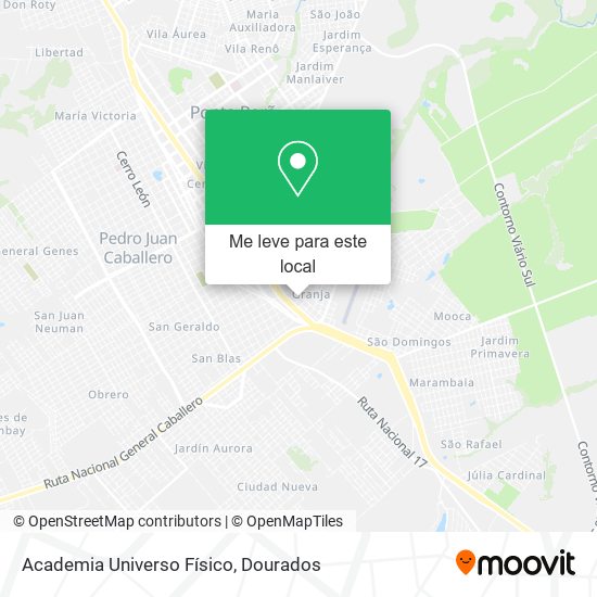Academia Universo Físico mapa