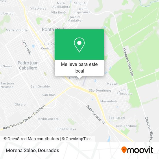 Morena Salao mapa