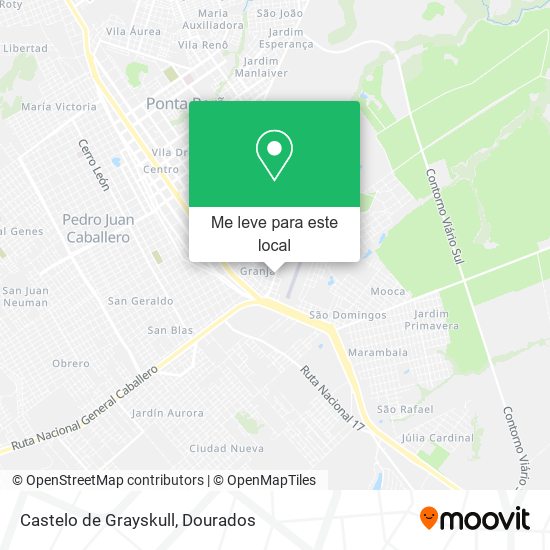 Castelo de Grayskull mapa