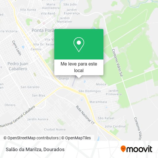Salão da Marilza mapa