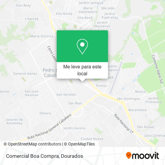 Comercial Boa Compra mapa