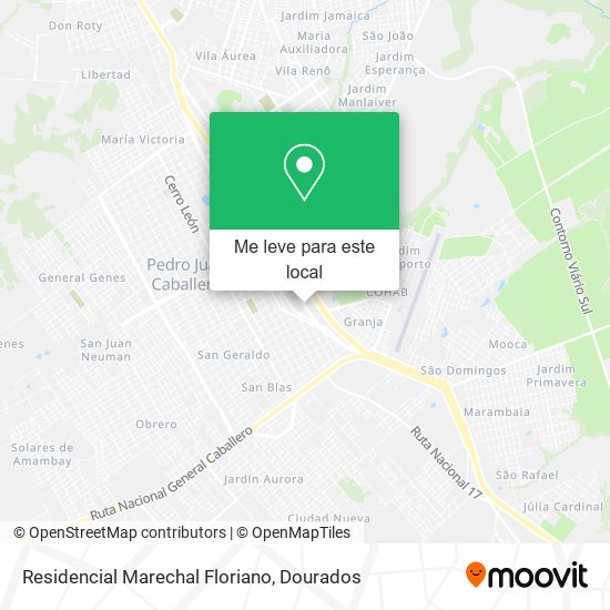 Residencial Marechal Floriano mapa