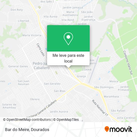 Bar do Meire mapa