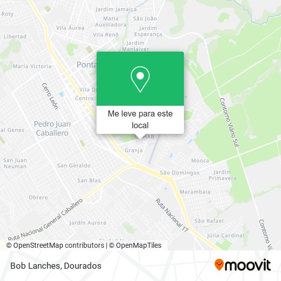 Bob Lanches mapa