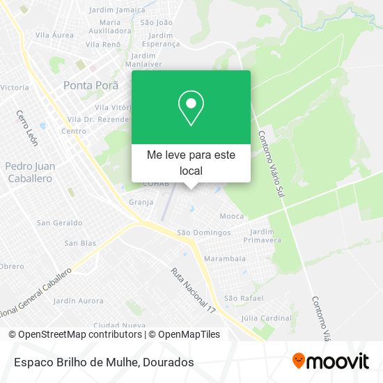 Espaco Brilho de Mulhe mapa
