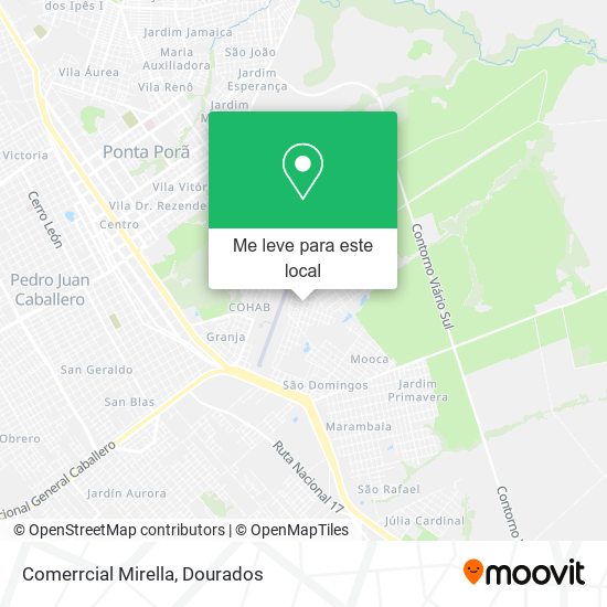 Comerrcial Mirella mapa