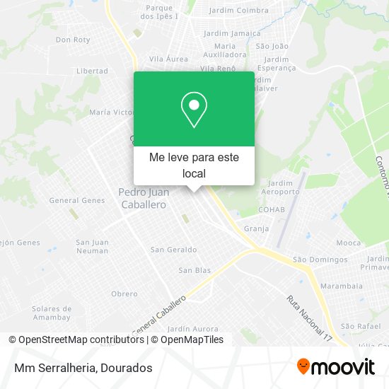 Mm Serralheria mapa