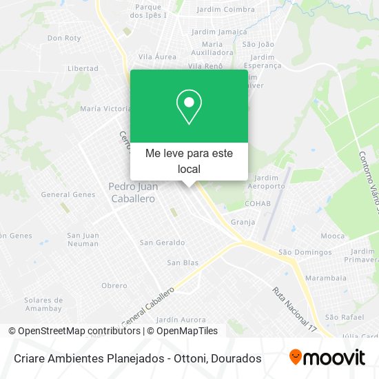 Criare Ambientes Planejados - Ottoni mapa