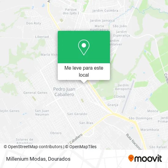 Millenium Modas mapa