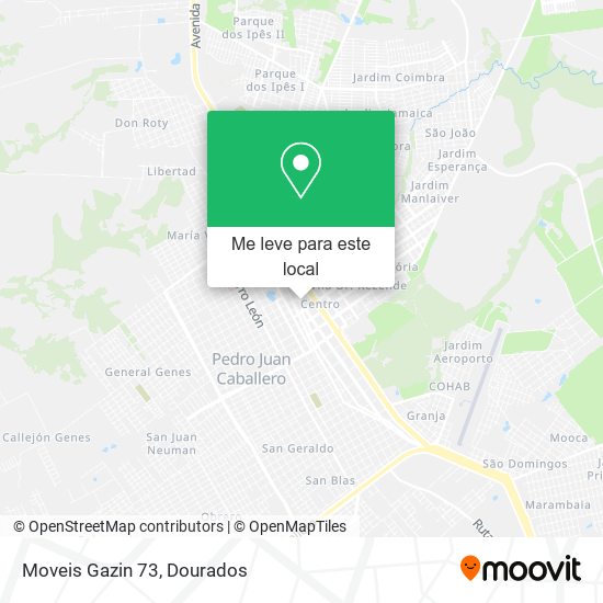 Moveis Gazin 73 mapa