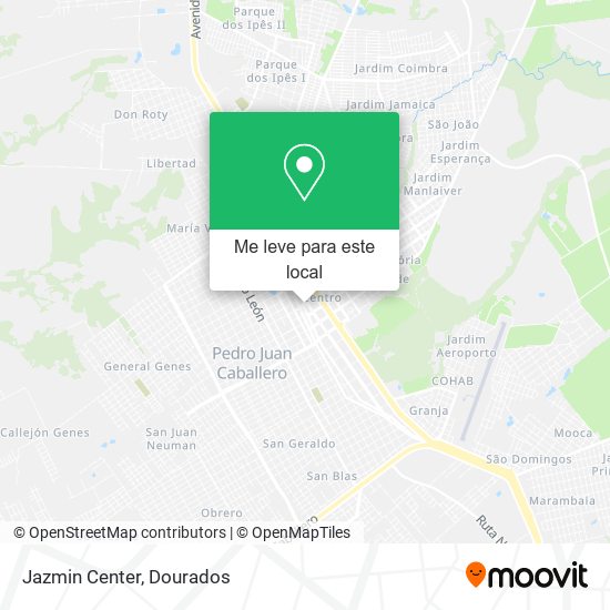 Jazmin Center mapa