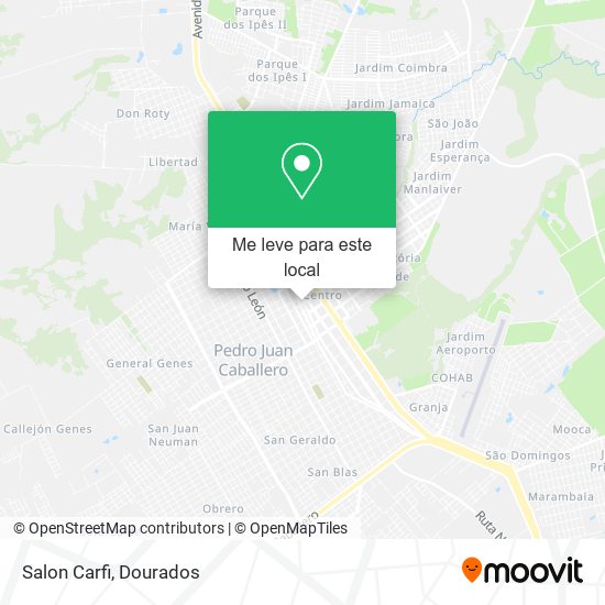 Salon Carfi mapa