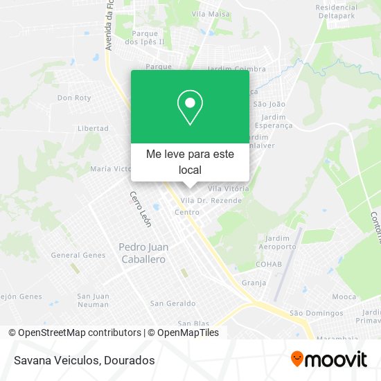 Savana Veiculos mapa