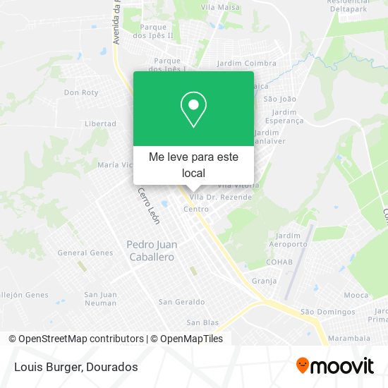 Louis Burger mapa