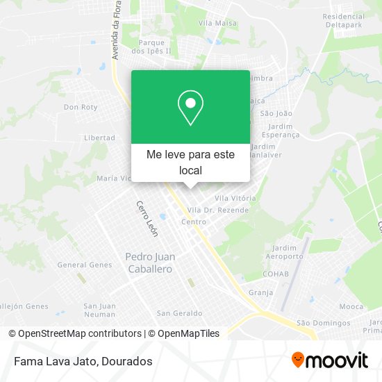 Fama Lava Jato mapa