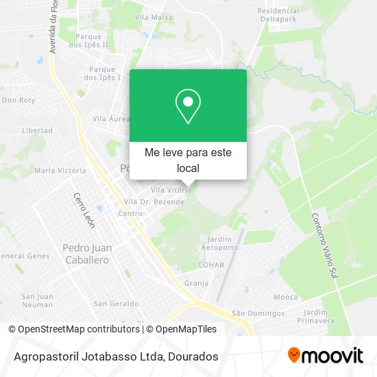 Agropastoril Jotabasso Ltda mapa