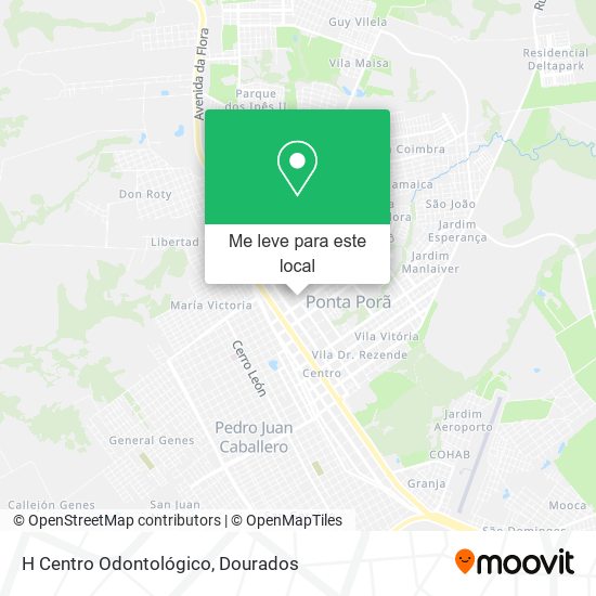 H Centro Odontológico mapa