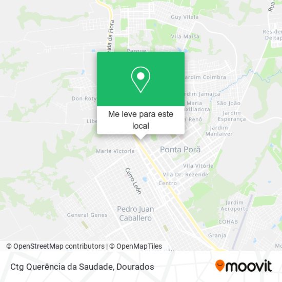 Ctg Querência da Saudade mapa
