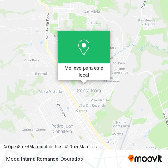 Moda Intima Romance mapa