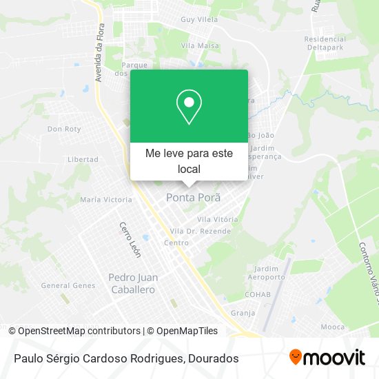 Paulo Sérgio Cardoso Rodrigues mapa