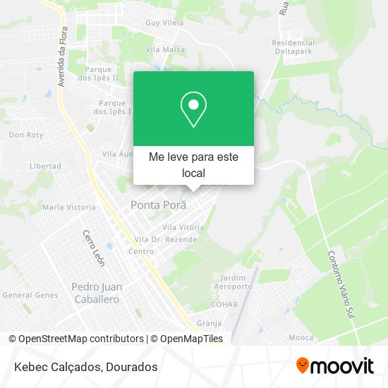 Kebec Calçados mapa
