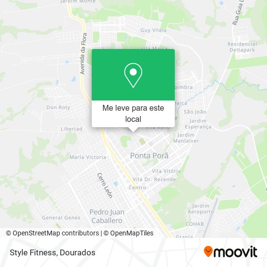 Style Fitness mapa