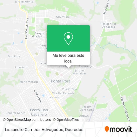 Lissandro Campos Advogados mapa
