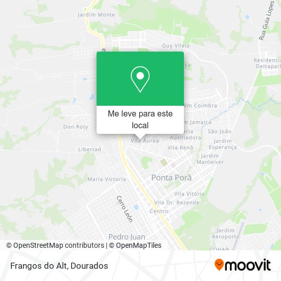 Frangos do Alt mapa