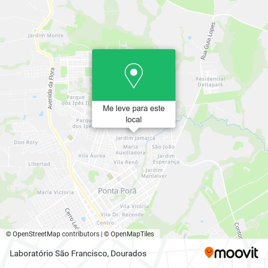 Laboratório São Francisco mapa