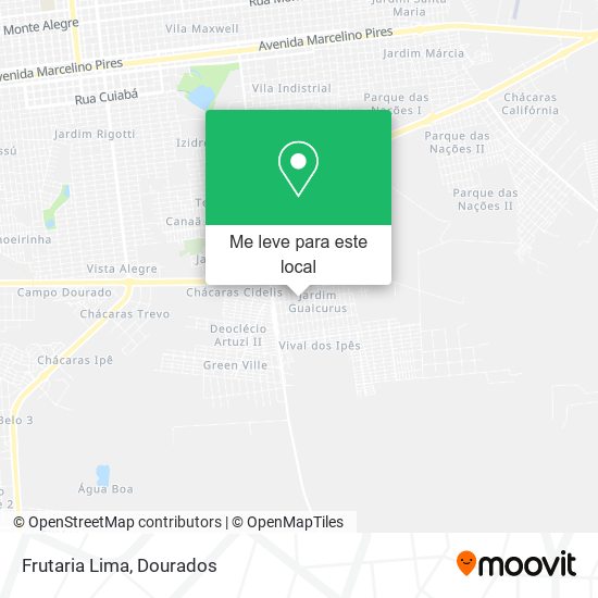 Frutaria Lima mapa