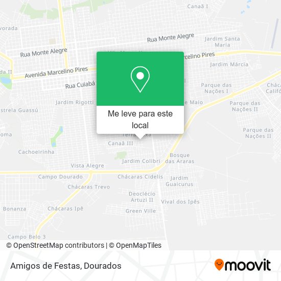 Amigos de Festas mapa