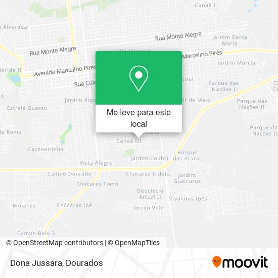 Dona Jussara mapa