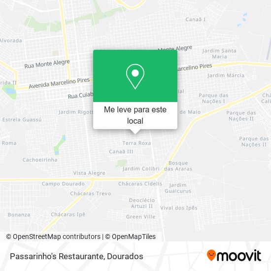 Passarinho's Restaurante mapa