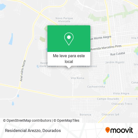Residencial Arezzo mapa