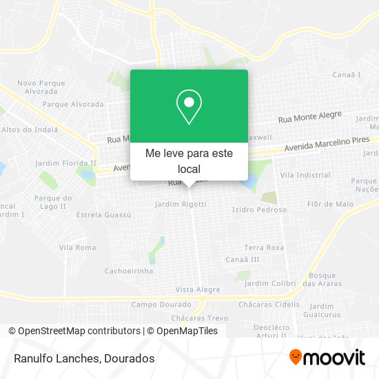 Ranulfo Lanches mapa